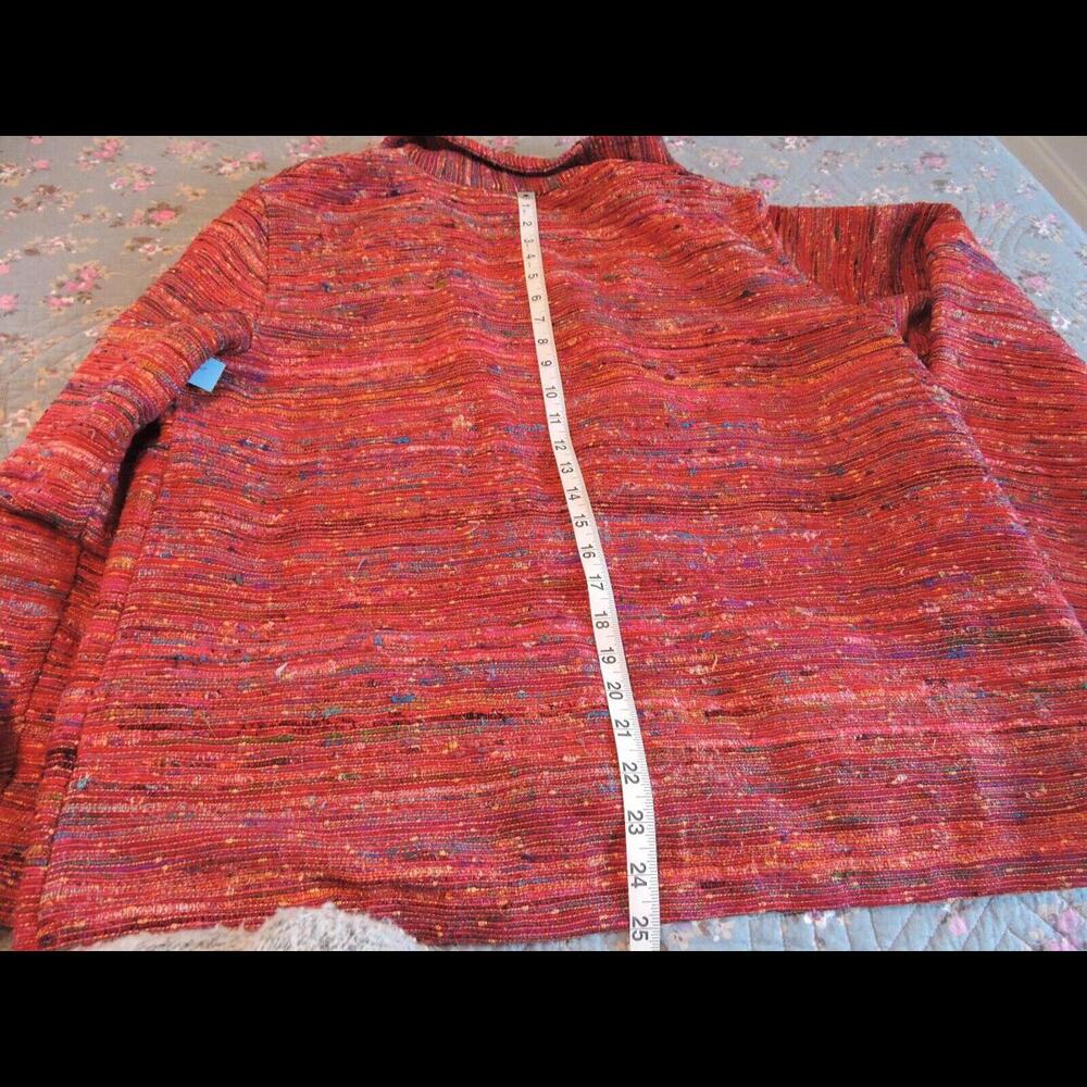 Chico's Design, Button FrontJacket Size 2 - Picture 6 of 9